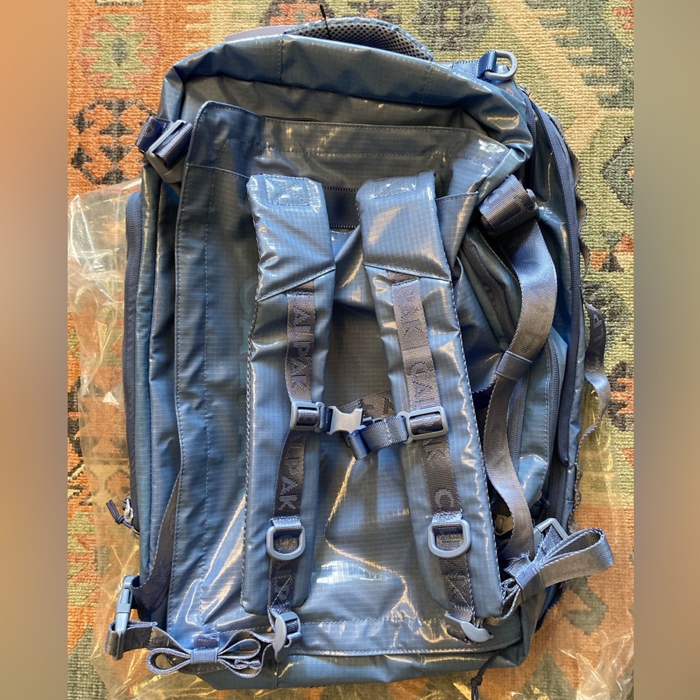 Calpak Terra Large 50L Duffel Backpack in Glacier
